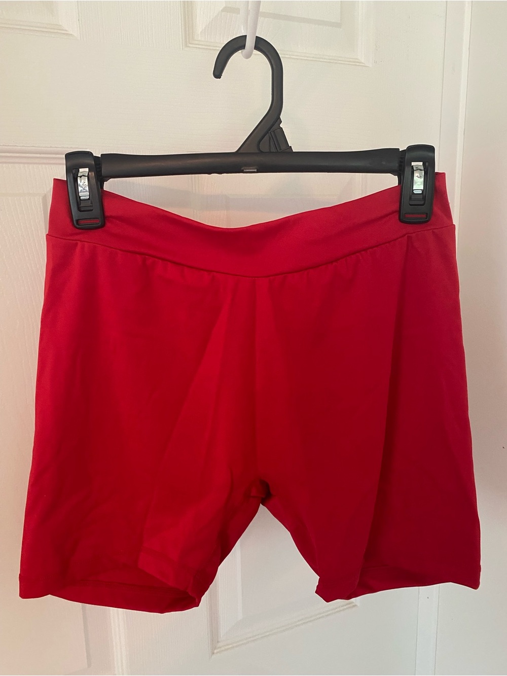 Everyday Performance High-Rise Bike Shorts — Red
